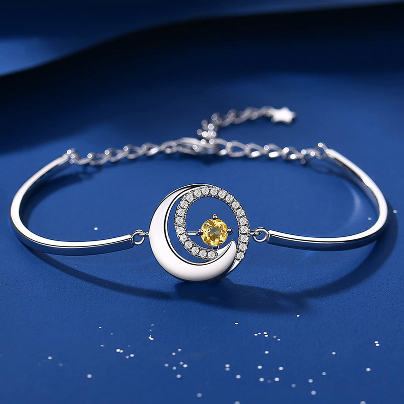 For Daughter - You Are The Most SPECIAL STAR In The Universe Moon And Star Bracelet