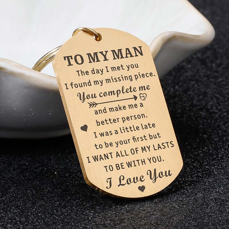 For Husband - I Want All of My Last to Be with You Keychain