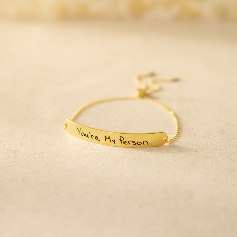For Friend - You Will Always Be My Person Slider Bar Bracelet