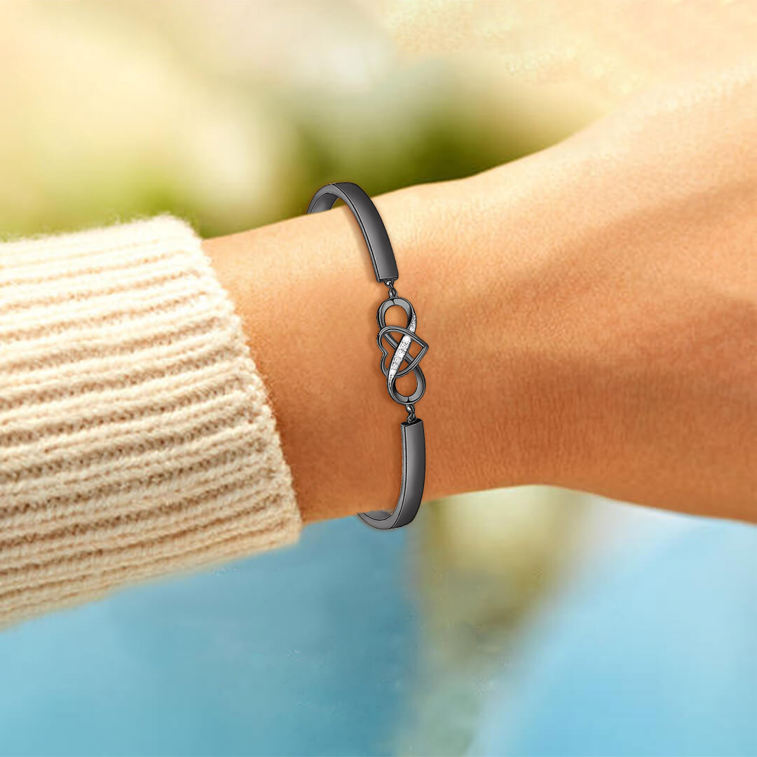 For Friend - Not Sisters By Blood But Sisters By Heart Infinity Bracelet-37bracelet
