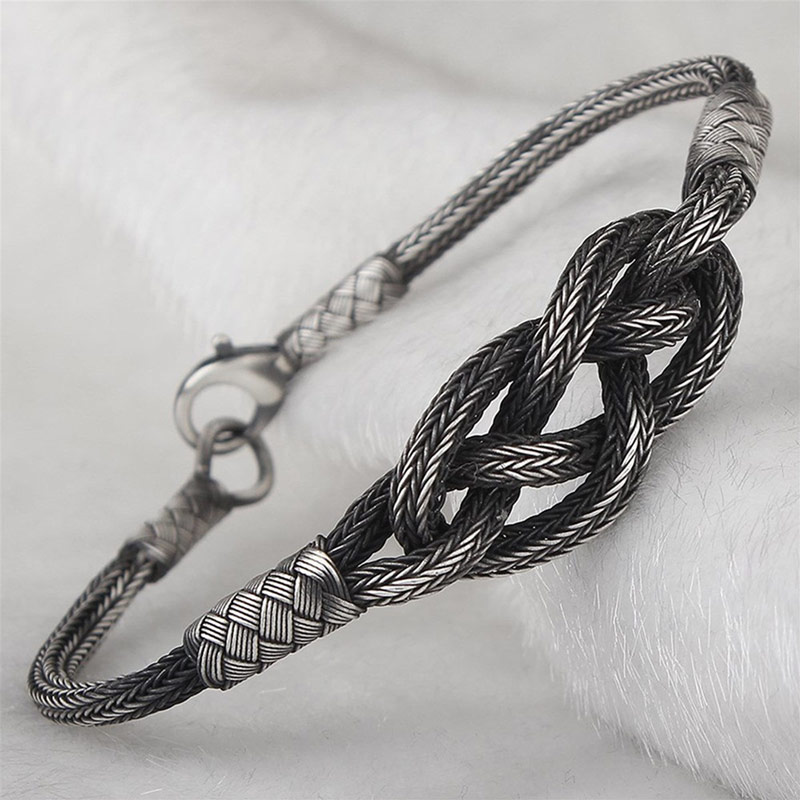For Love -  You Are The One I Want To Be With Celtic Knot Braided Bracelet
