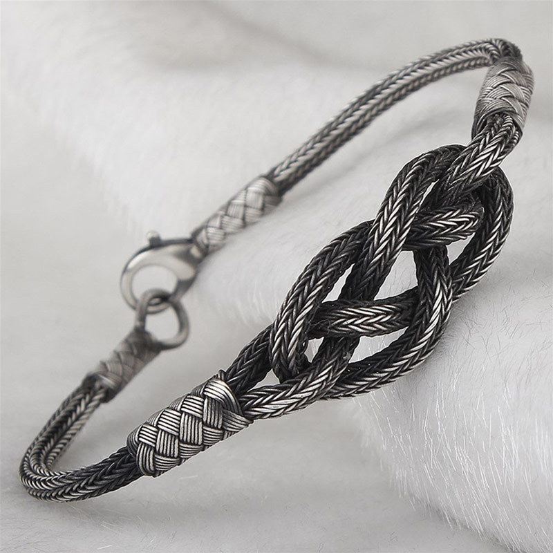 For Love -  You Are The One I Want To Be With Celtic Knot Braided Bracelet