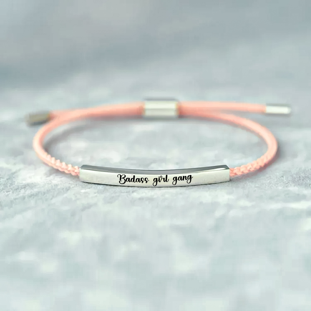 For Friend - Thank You For Being A Part Of My Badass Girl Gang Bracelet