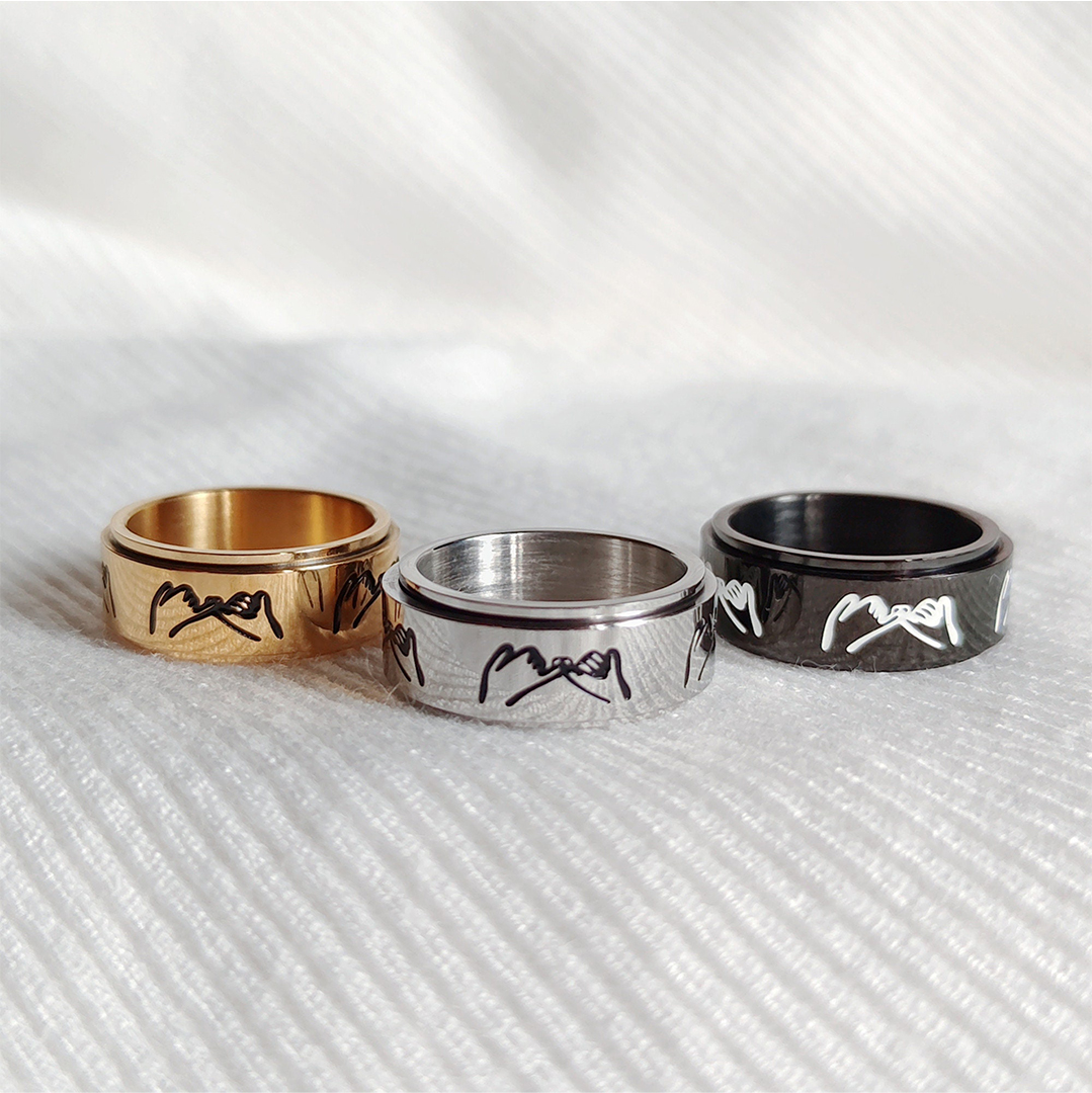 For Friend -  To my Ride or Die Promise Fidget Ring