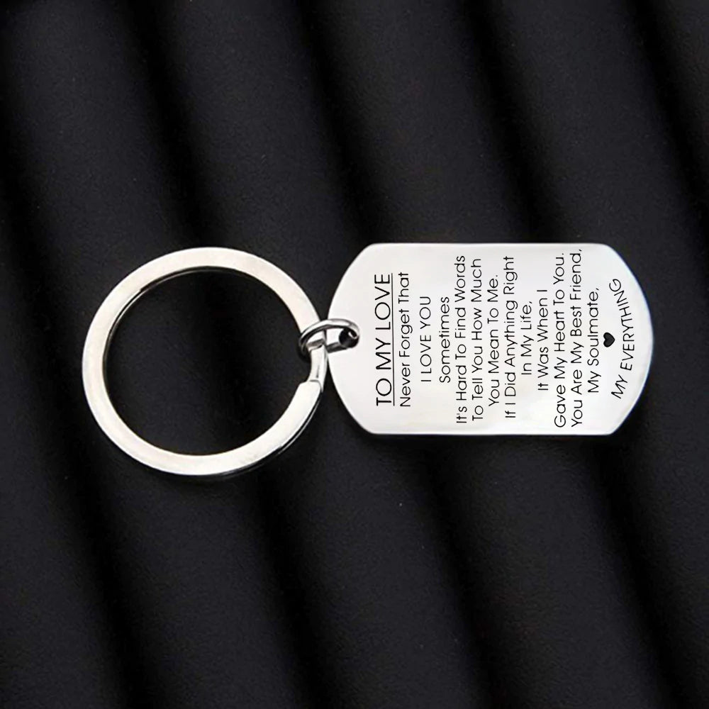 For Love - You Are My Best Friend, My Soulmate, MY EVERYTHING Couple Keychains