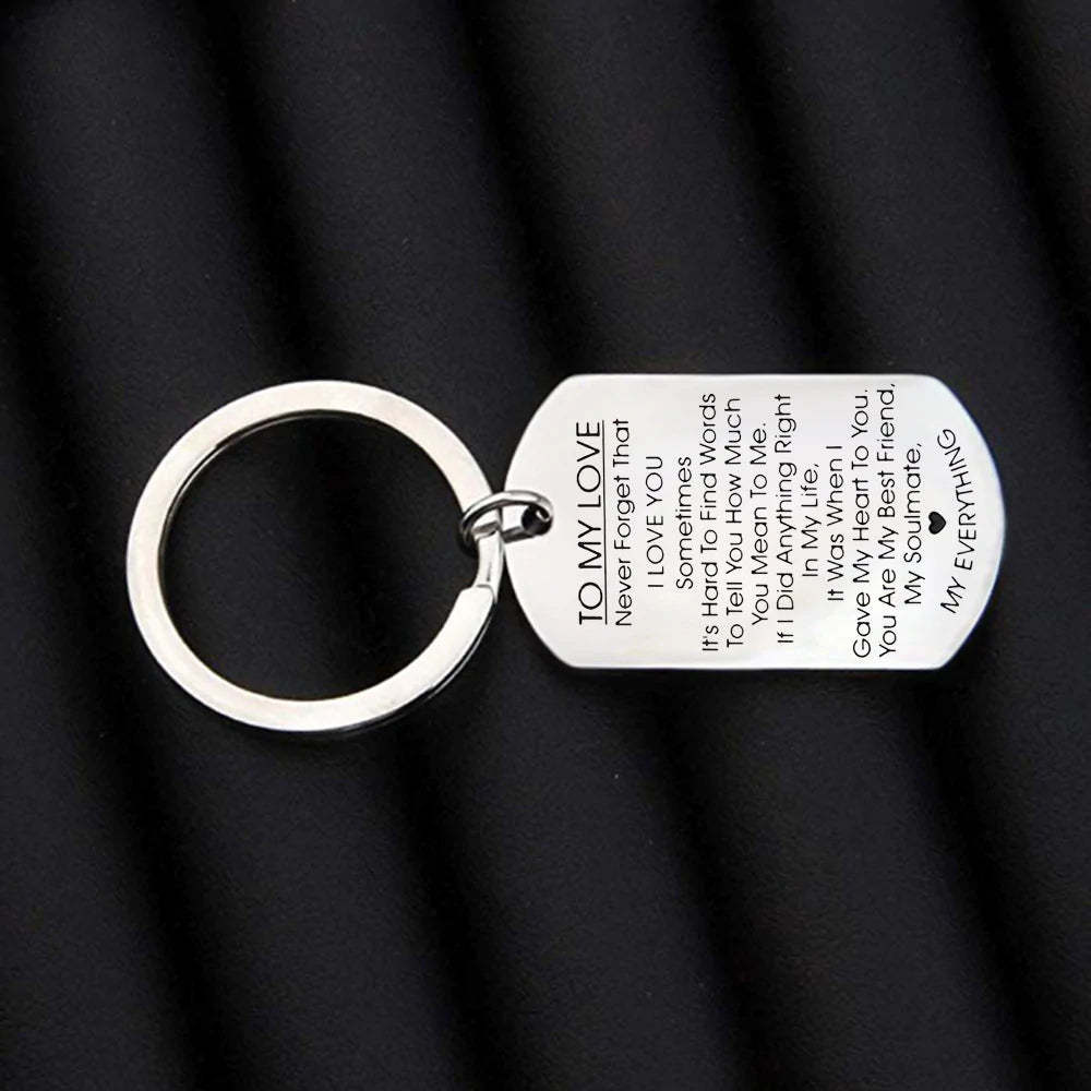 For Love - You Are My Best Friend, My Soulmate, MY EVERYTHING Couple Keychains