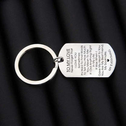 For Love - You Are My Best Friend, My Soulmate, MY EVERYTHING Couple Keychains