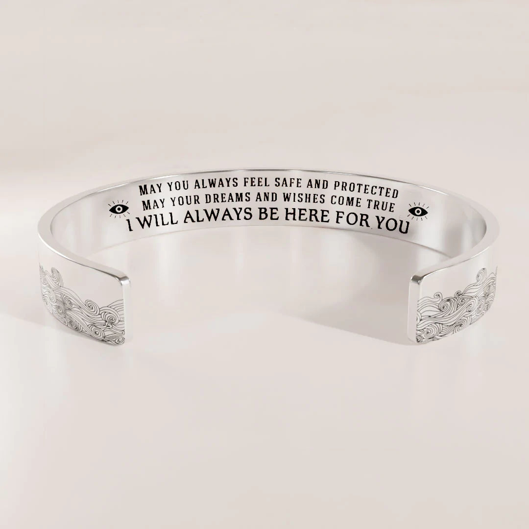 For Daughter - Evil Eye Wave Bracelet-37bracelet