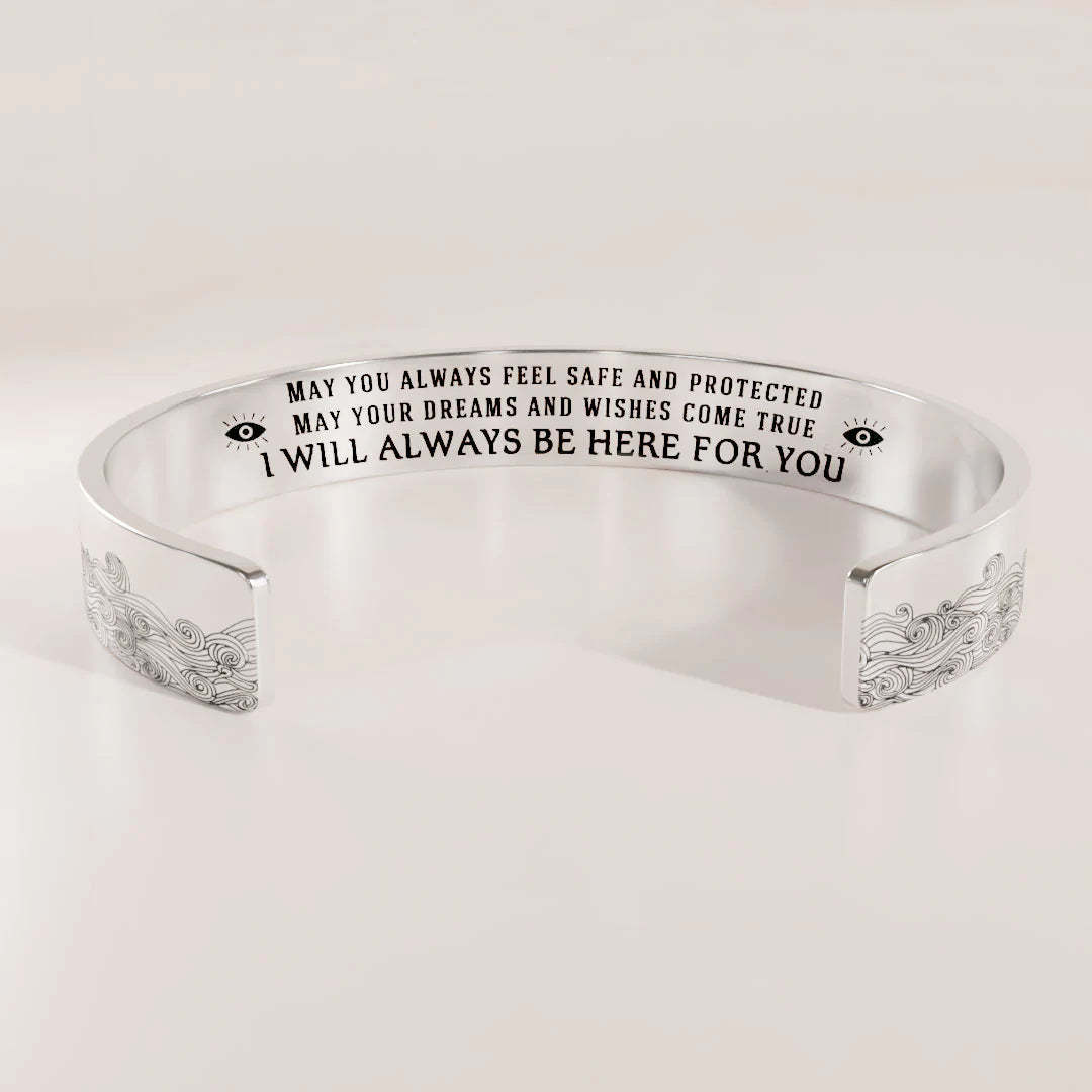 For Daughter - Evil Eye Wave Bracelet-37bracelet