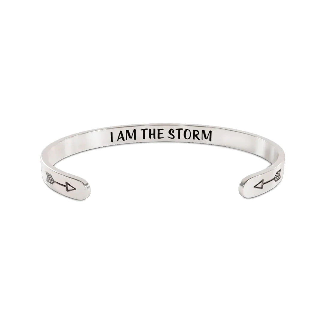 For Granddaughter - I Am The Storm Arrow Bracelet-37bracelet