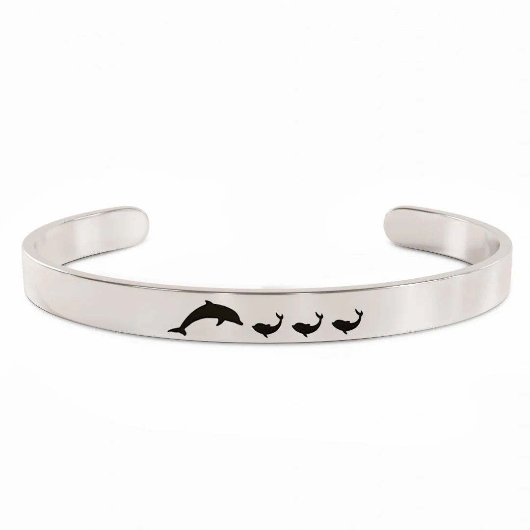 For Mom - Mama  Dolphin Bracelet