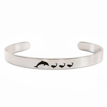 For Mom - Mama  Dolphin Bracelet