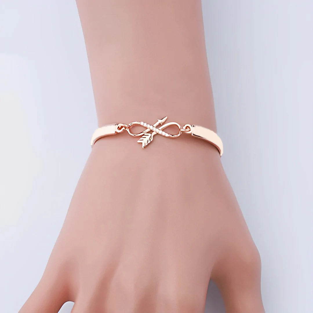 For Granddaughter/Daughter - KEEP GOING Infinity Arrow Bracelet-37bracelet