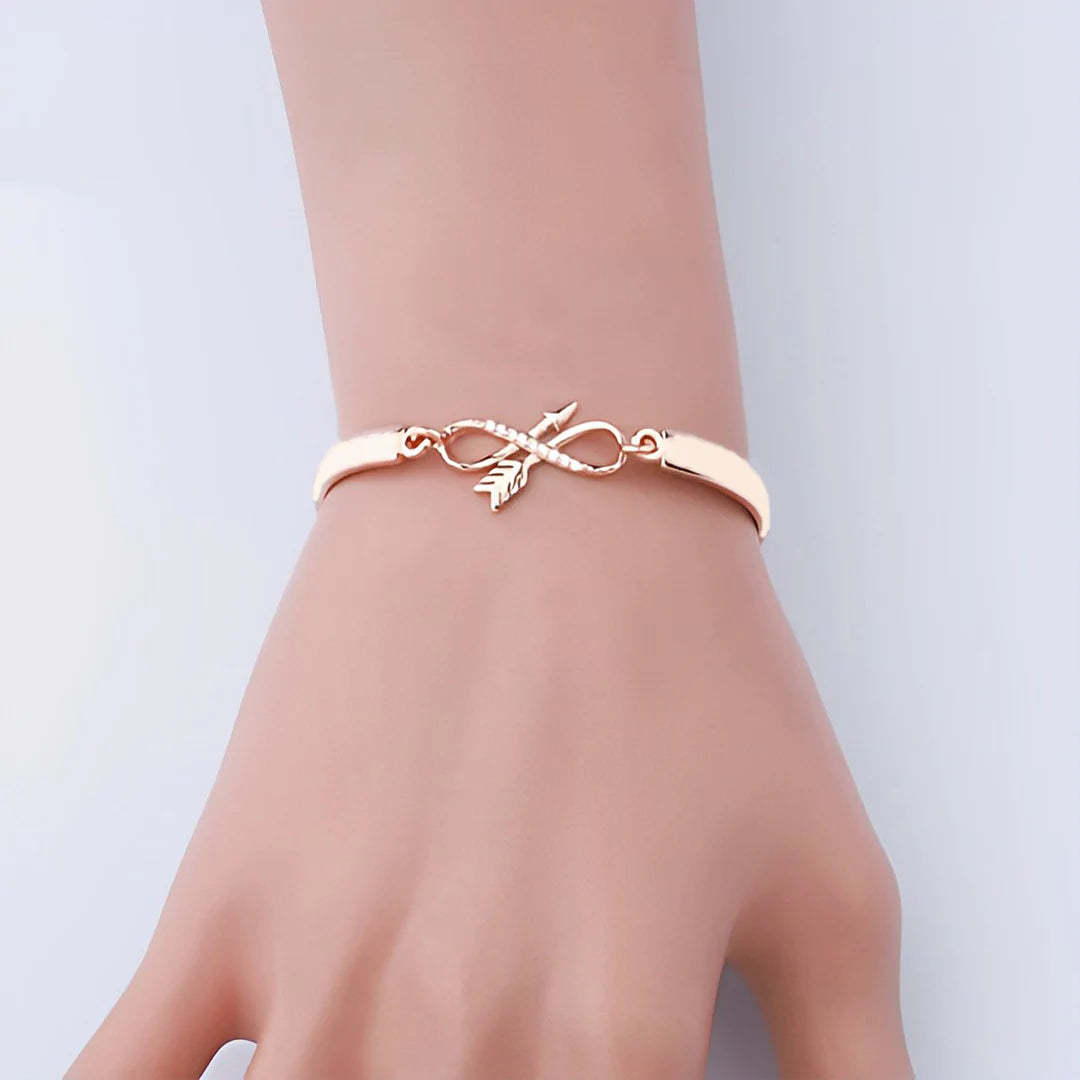 For Granddaughter/Daughter - KEEP GOING Infinity Arrow Bracelet-37bracelet