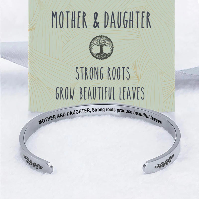 For Mom - Strong Roots Produce Beautiful Leaves Bracelet