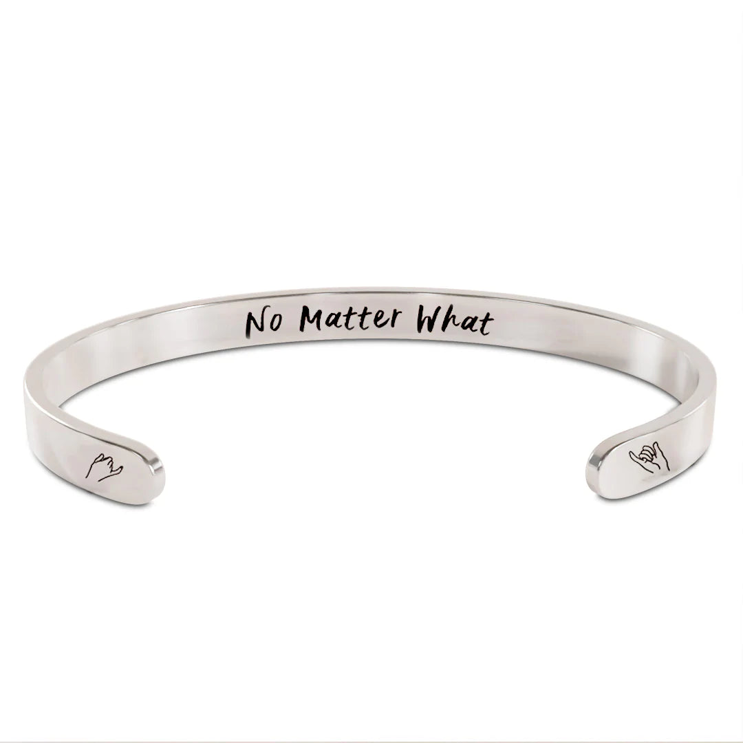 For Friends - No Matter What No Matter Where Cuff Bracelet Set-37bracelet