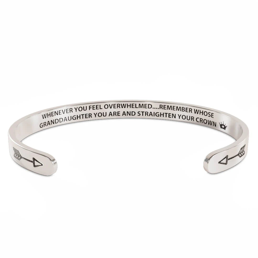 For Granddaughter - Whenever You Feel Overwhelmed... Bracelet-37bracelet