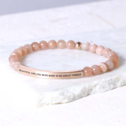 For Anyone - You Were Made To Do Great Things Girl Bead Lettering Bracelet-37bracelet