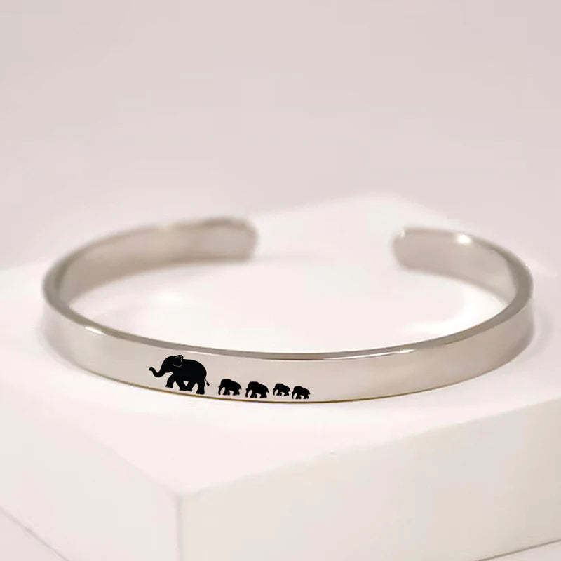 For Mom - Mama Elephant Bracelet