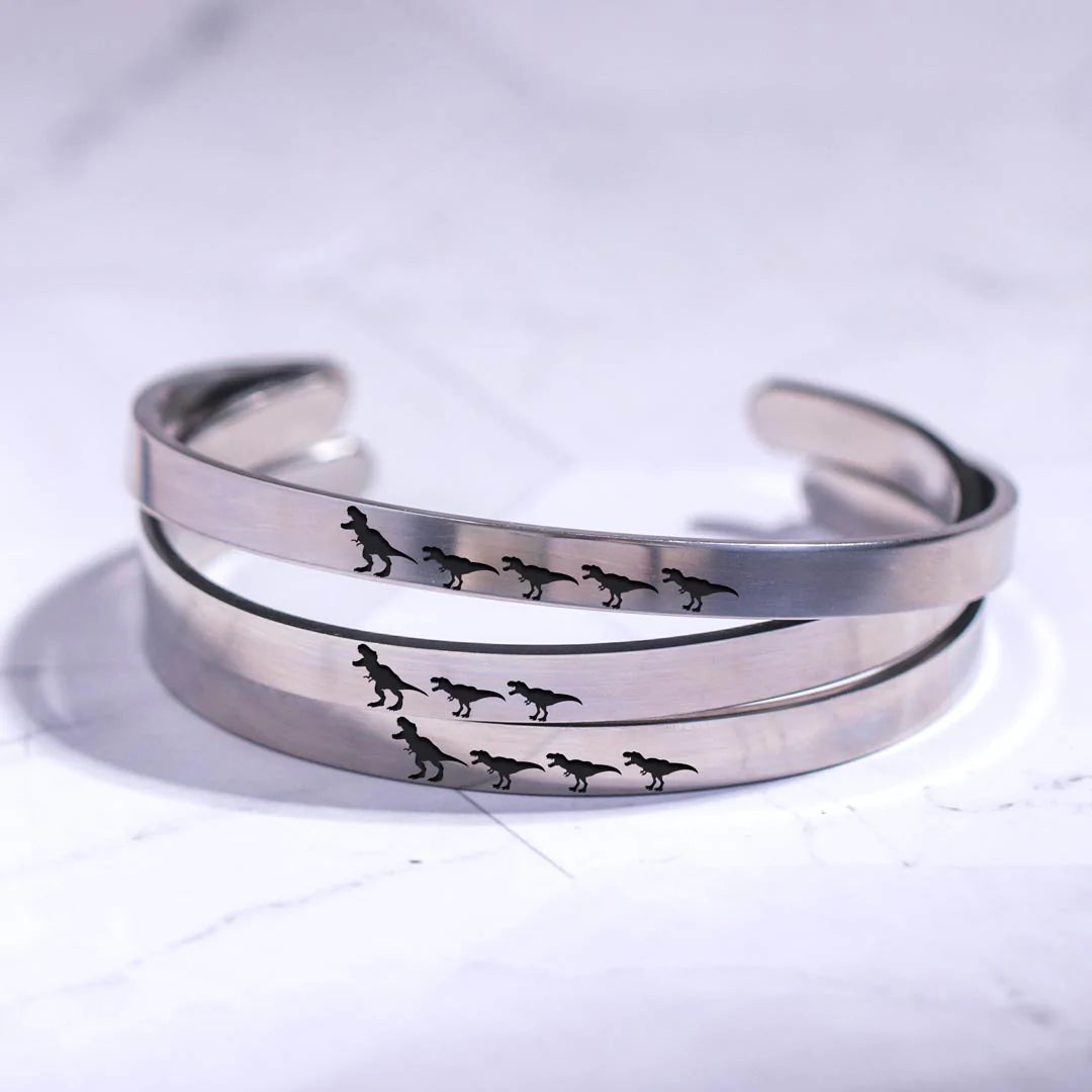 For Mom - Mama  Dinosaur Bracelet