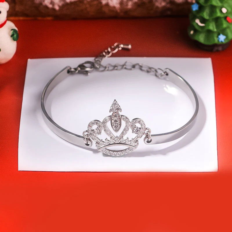 For Daughter - Straighten Your Crown Crown Bracelet-37bracelet