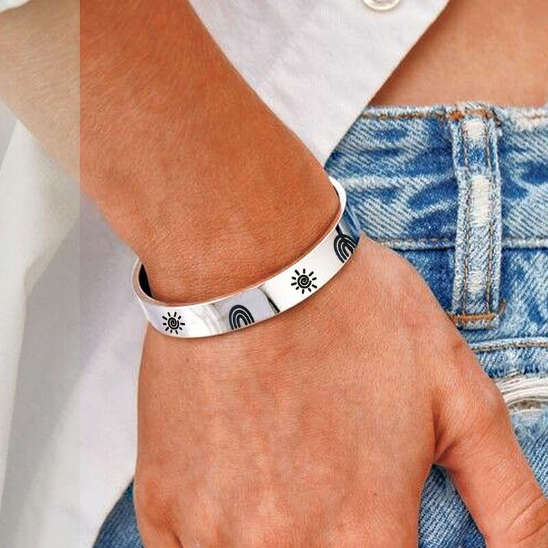 You Are My Sunshine Rainbow Bracelet