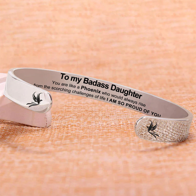 For Daughter- I Am So Proud Of You Pheonix Bracelet-37bracelet