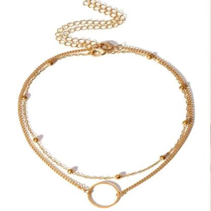 Circle Detail Choker-37bracelet