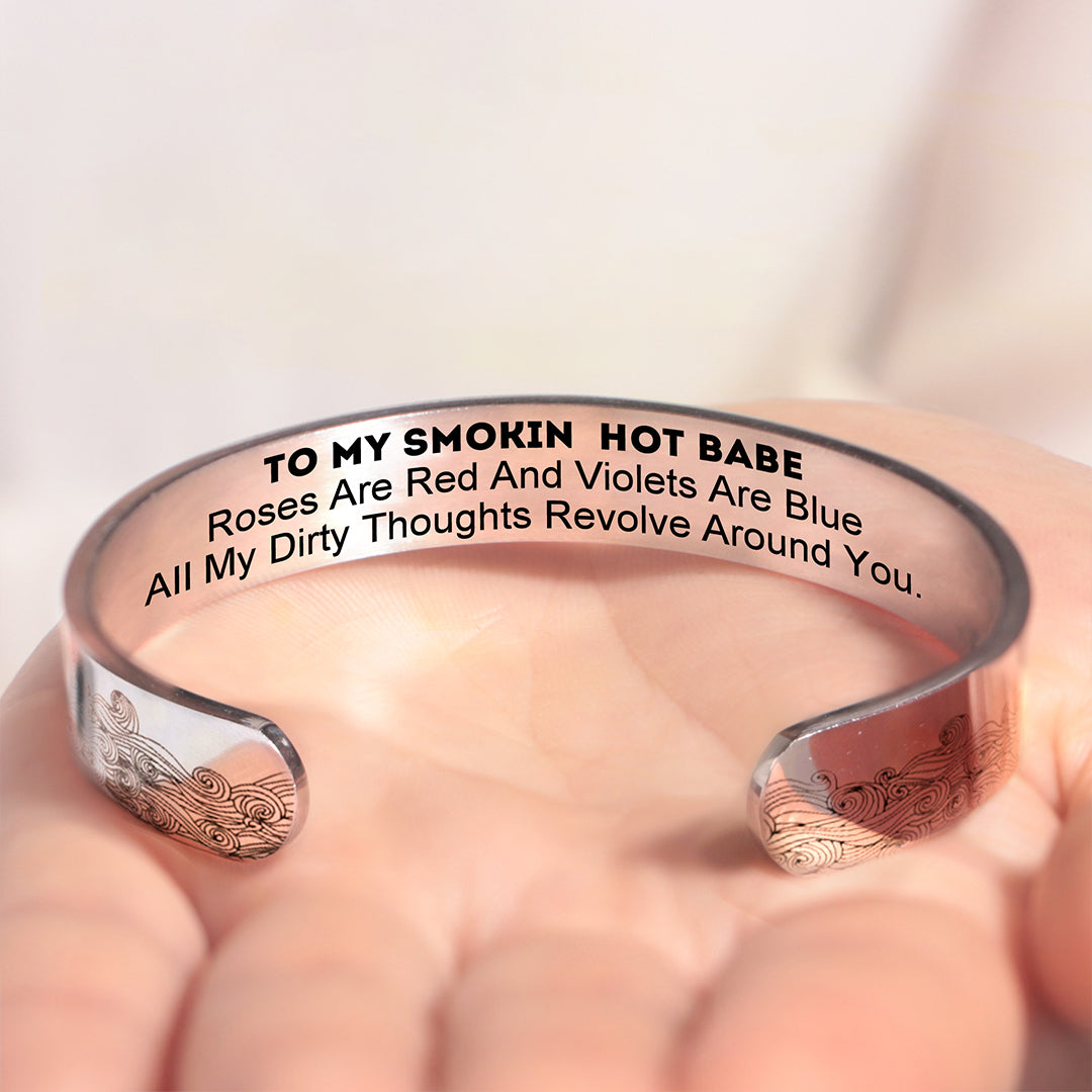 For Love - To My Smokin' Hot Babe Wave Bracelet