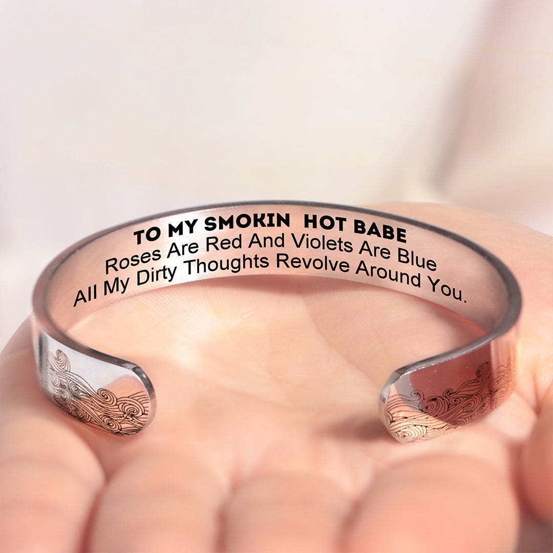 For Love - To My Smokin' Hot Babe Wave Bracelet