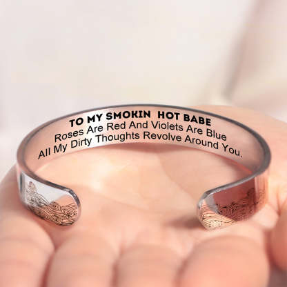 For Love - To My Smokin' Hot Babe Wave Bracelet