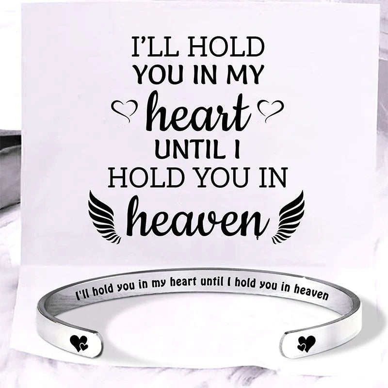 Memorial - I'll Hold You In My Heart Until I Hold You In Heaven Bracelet