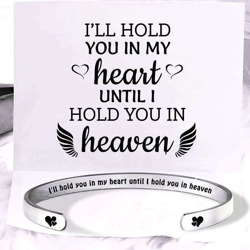 Memorial - I'll Hold You In My Heart Until I Hold You In Heaven Bracelet