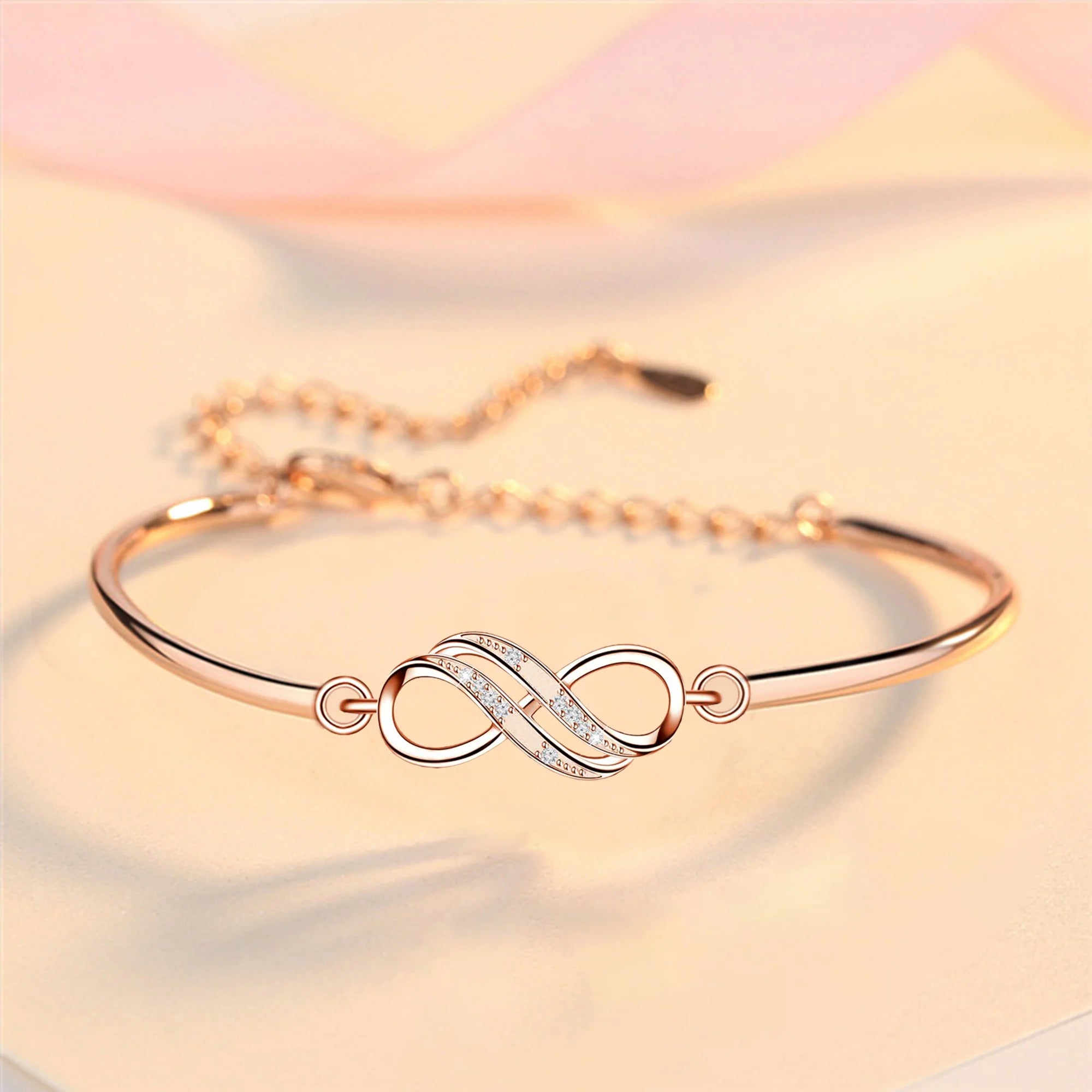 For Friend - I WILL ALWAYS BE THERE FOR YOU Double Infinity Bracelet-37bracelet