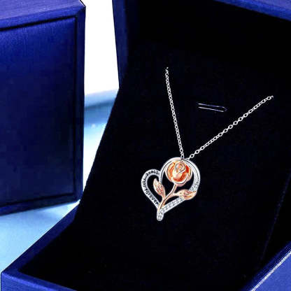 For Love - I Love You Forever Rose Necklace-37bracelet