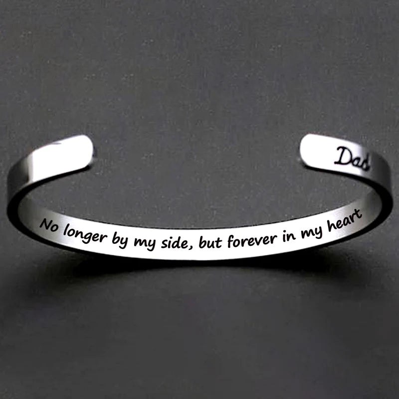 No Longer By My Side, But Forever In My Heart Bracelet