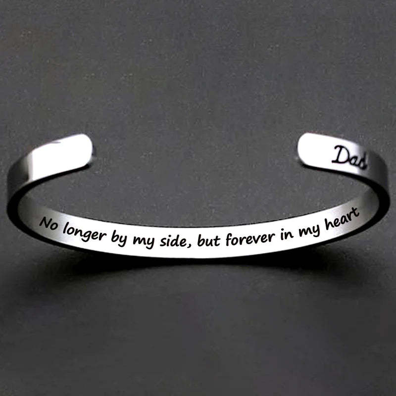 No Longer By My Side, But Forever In My Heart Bracelet
