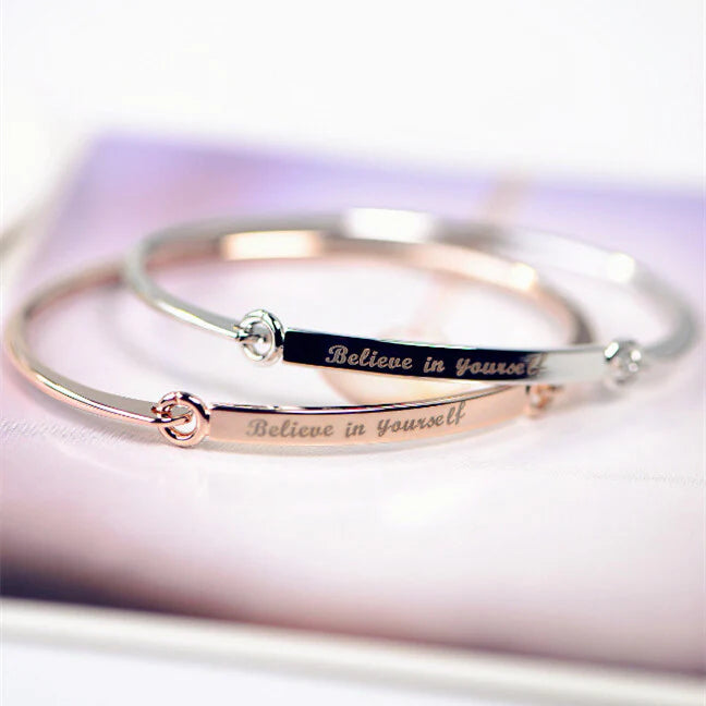 Believe In Yourself Buckle Bracelet-37bracelet