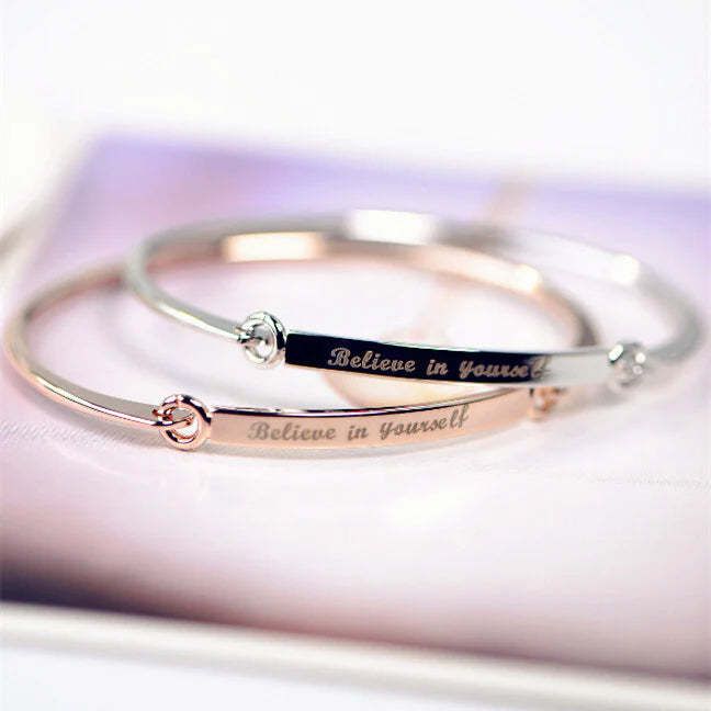 Believe In Yourself Buckle Bracelet-37bracelet