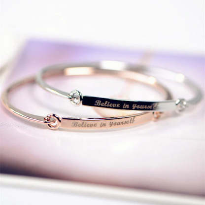 Believe In Yourself Buckle Bracelet-37bracelet