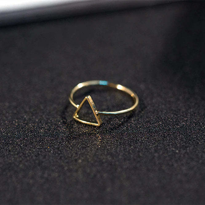 Triangle Hollow Ring
