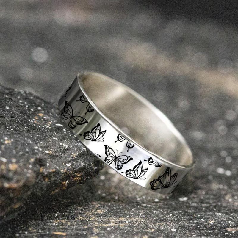 For Daughter - I Will Always Be There For You Butterfly Ring