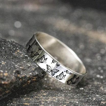 For Daughter - I Will Always Be There For You Butterfly Ring