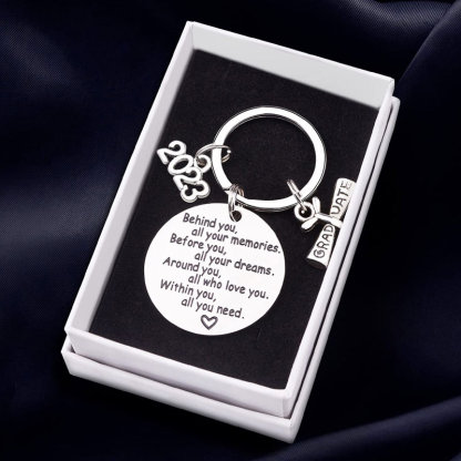 All your Dreams Graduation Certificate Keychain