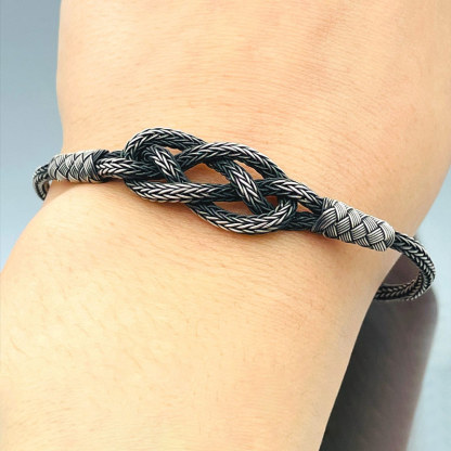 For Love -  You Are The One I Want To Be With Celtic Knot Braided Bracelet