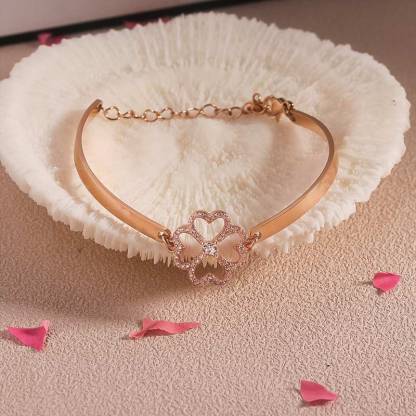 For Friend - I Feel So Lucky To Have You In My Life Four-Leaf Clover Bracelet