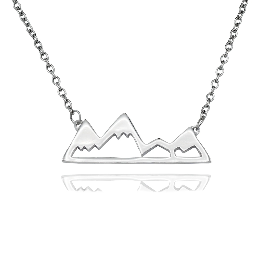 Keep Climbing It'll Be Beautiful When You Get To The Top Mountain Necklace