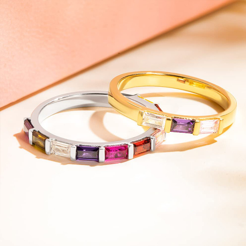 For Mother - Moms Can Keep Their Kids In The Heart Custom Birthstone Ring