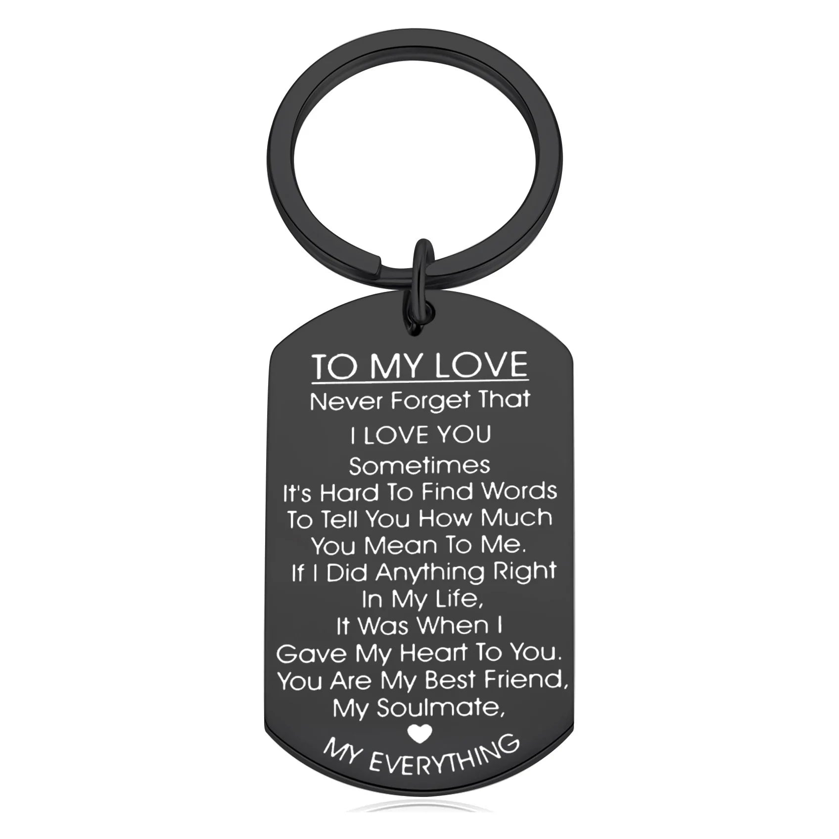 For Love - You Are My Best Friend, My Soulmate, MY EVERYTHING Couple Keychains