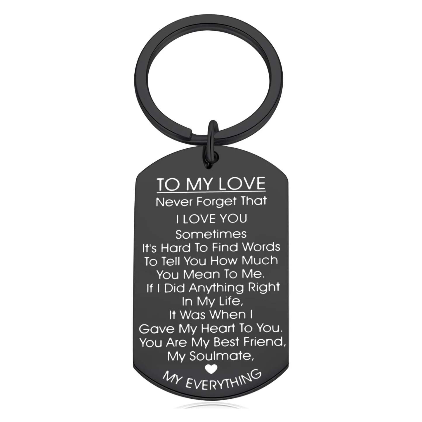 For Love - You Are My Best Friend, My Soulmate, MY EVERYTHING Couple Keychains